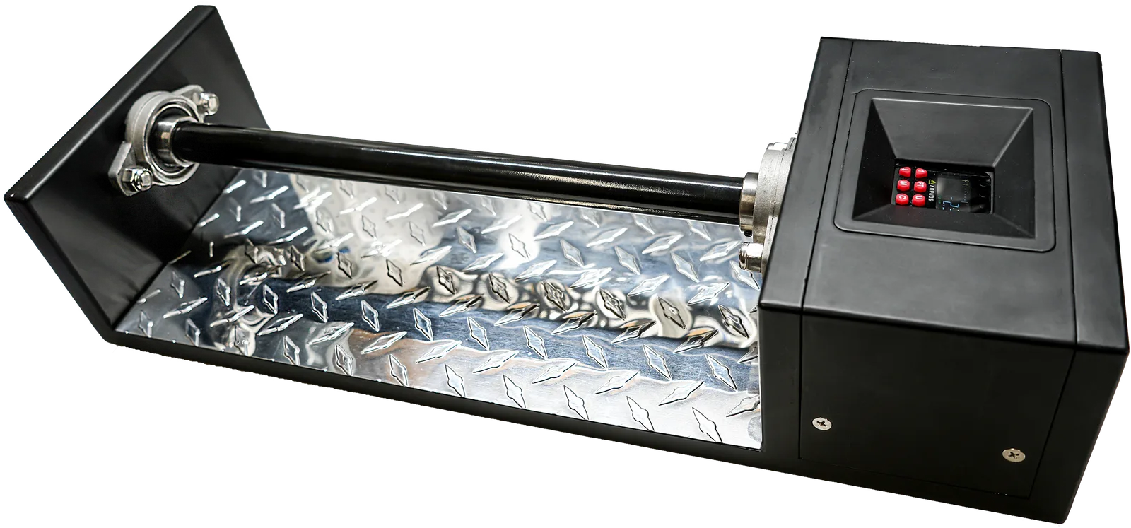 a grip testing device used to measure hand friction via a torque meter to gather data for grip enhancement capabilities of aerogrip.